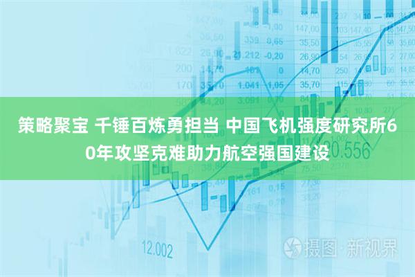 策略聚宝 千锤百炼勇担当 中国飞机强度研究所60年攻坚克难助力航空强国建设