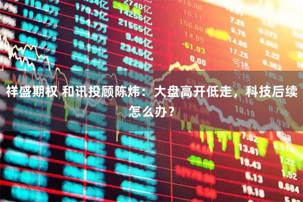 祥盛期权 和讯投顾陈炜：大盘高开低走，科技后续怎么办？
