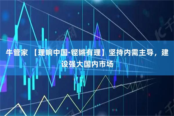 牛管家 【理响中国·铿锵有理】坚持内需主导,建设强大国内市场