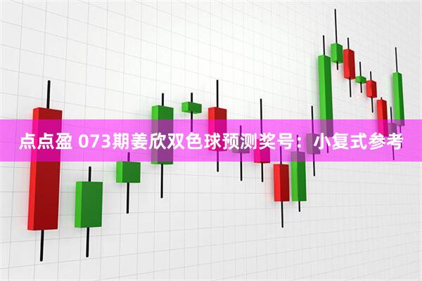 点点盈 073期姜欣双色球预测奖号：小复式参考