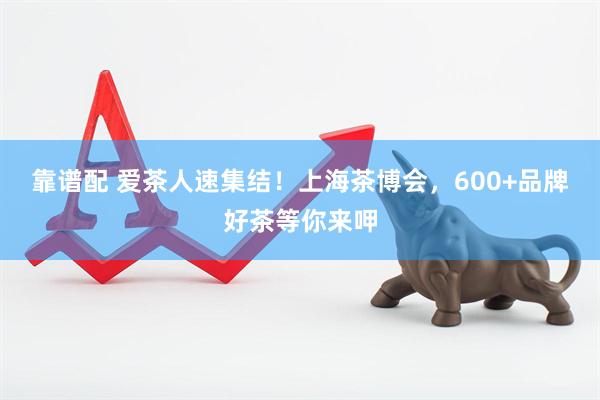 靠谱配 爱茶人速集结！上海茶博会，600+品牌好茶等你来呷